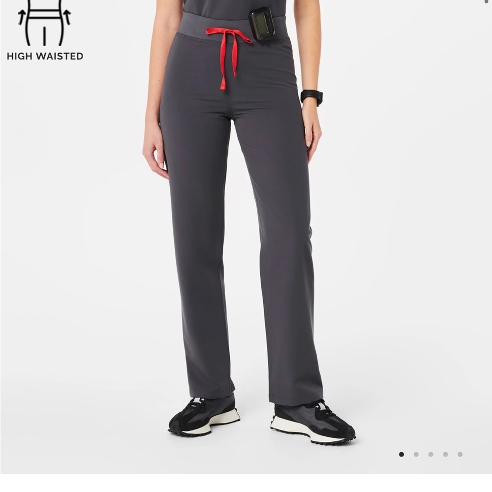 Figs High Waisted Livingston Basic Scrub Pants S Tall